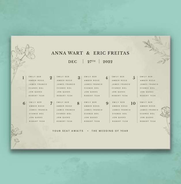 Seating Plans